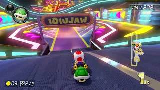 Waluigi Pinball - Toad Gameplay 150cc Mirror Mode DLC (Mario Kart 8 Deluxe)