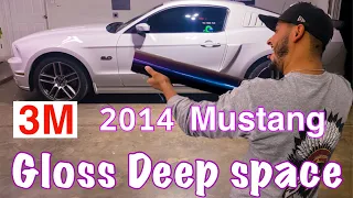 2014 Mustang Gt Wrapped in 3M Gloss Deep Space