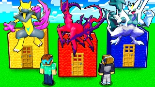 Don’t Choose the Wrong FUSION POKEMON Door! (Minecraft Pixelmon)