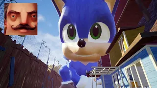 Hello Neighbor - Big Baby Sonic the Hedgehog Act 2 Hole Gameplay Walkthrough