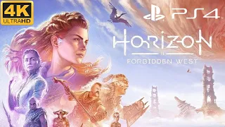 Horizon Forbidden West PS4 Pro 4K HDR Gameplay