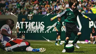 How 8-year-old Atticus Lane-Dupre etched his name into Timbers history