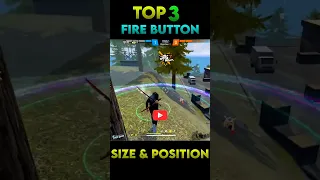 Best one tap headshot fire button size & position | #shorts  #youtubeshorts #gaming #freefire