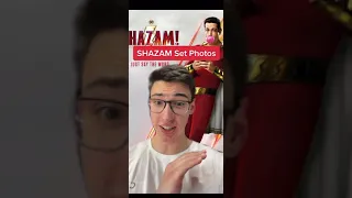 FIRST LOOK and brand new SHAZAM suit!