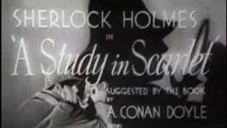 Sherlock Holmes | A Study In Scarlet (1933) [Thriller]