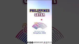 19th Asian Games: GILAS PILIPINAS vs QATAR | Show your support by logging to the ArenaPlus app. 🧡🏀💚