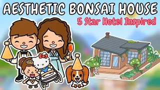 Aesthetic Bonsai Building Makeover 🥂 Toca Boca House Ideas 🥳 TOCA GIRLZ