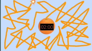 2 Minute Timer Bomb Orange 🍊