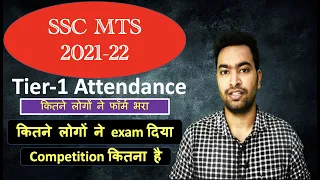 SSC MTS 2021 total form fill-up and attendance in Exams| competition| RTI Reply