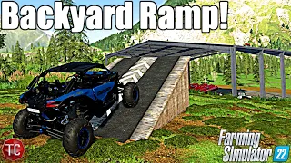 I Bought a HUGE RAMP in Farming Simulator 22! (NEW MODS & MORE!!)