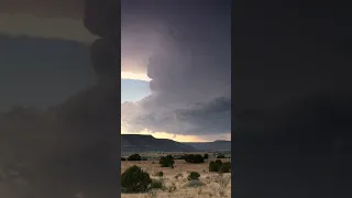 Incredible LP supercell over the incredibly remote Sabinoso Wilderness in New Mexico.