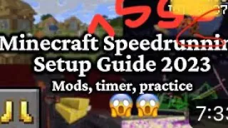 How to Set Up Minecraft for SSG Speedrunning on Vine Seed