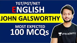 John Galsworthy MCQ || UP TGT English 2022 || Literature Lovers || AKSRajveer