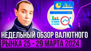 Недельный обзор рынка Форекс 25 - 29 марта 2024