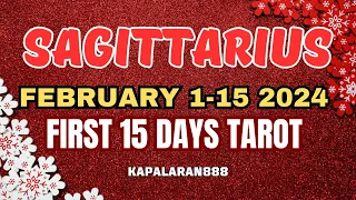 GAWIN ITO PARA HINDI MAGSISI! ♐️ SAGITTARIUS FEBRUARY 1-15, 2024 15 DAYS Money/Love #KAPALARAN888