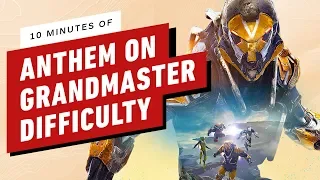 10 Minutes of Anthem Grandmaster - Endgame Difficulty Gameplay