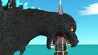 SPIKES BRIDGE AND GHOR HAMMER VS MONSTERS - Animal Revolt Battle Simulator