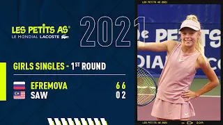 Les Petits As 2021 | Girls 1st Round | Ksenia Efremova vs. Jo-Leen Saw