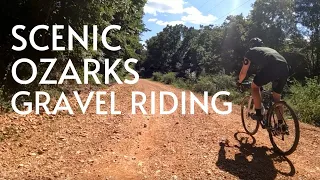 Scenic Gravel Ride in the Ozarks | Chunky Gravel | Punchy Climbs | Gravel Descents | Jared Sluyter