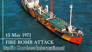 Radio Northsea International - Fire Bombed On-Air, SOS Call (May 15, 1971)