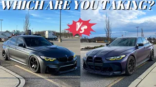 BMW F80 M3 vs BMW G80 M3. Which Is The Better Choice!?