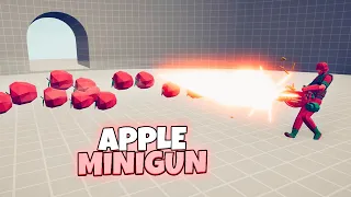 APPLE MINIGUN vs EVERY FACTION | TABS Totally Accurate Battle Simulator Gameplay