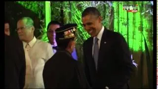 Президент США Барак Обама находится с визитом на Филлипинах