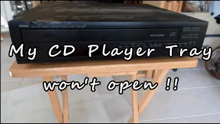 DIY! How to fix a home CD Player that won't eject disks using common O-Rings!