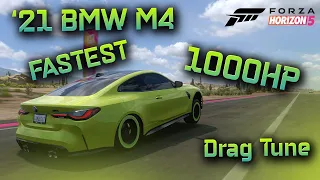 FORZA HORIZON 5 | FASTEST 1000HP '21 BMW M4 Drag Tune