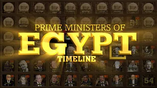 Prime ministers of Egypt Timeline (1819-2024)