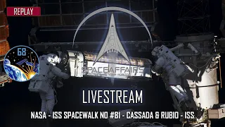 NASA - ISS Spacewalk No #81 - Cassada & Rubio - ISS - November 15, 2022