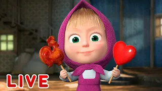 🔴NA ŻYWO 🍽🍲 Masza, nakryjesz do stołu? 🍝🍽 Masza i Niedźwiedź 🤪 Masha and the Bear LIVE