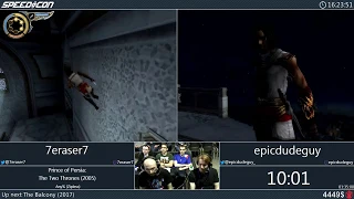 Prince of Persia: The Two Thrones - Any% (Zipless) by 7eraser7 and epicdudeguy | SpeedCon 2019