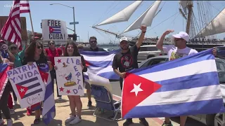 San Diegans rally against Cuba's regime