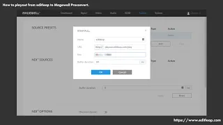 How to playout from editleap to Magewell Pro Convert.