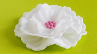 How to make Fondant Flowers - Cake Decorating Tutorial