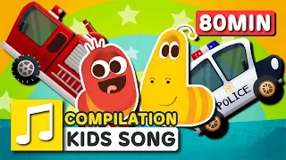 WHEELS ON THE CAR and other songs | 75 min | LARVA KIDS | Nursery Rhyme for kids