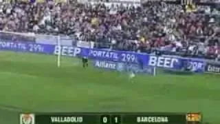 Valladolid vs FC Barcelona (0-1) Goal & Highlights - 4/4-09 (High Quality)