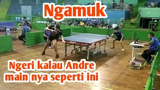 Ngamuk nya !! Andre Vs Pernando Tenis meja Siliwangi cup Kodam III ke 76  2022