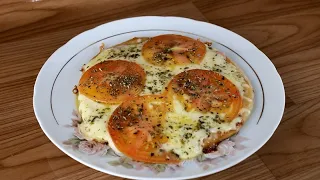 PIZZA DE FRIGIDEIRA PRONTA EM 10 MINUTOS SUPER FÁCIL E RÁPIDA