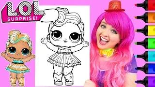 Coloring LOL Surprise Dolls Luxe Coloring Page Prismacolor Markers | KiMMi THE CLOWN