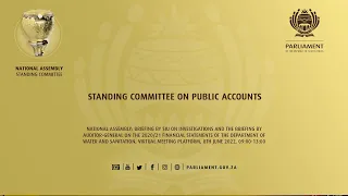 Standing Committee on Public Accounts, 8th June 2022