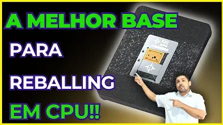 FAÇA REBALLING EM QUALQUER  CPU COM ESSA BASE E ESSE STÊNCIL! POCO X3 PRO E OUTRAS (MTK E QUALCOMM).