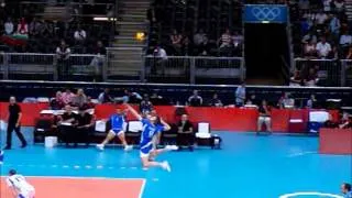 London 2012 Volleyball Ivan Zaytsev Spike serve high speed