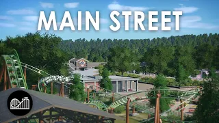 MAIN STREET - Realistic Planet Coaster Park - Wonder World Ep 3