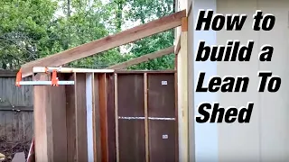 How to build a Lean to shed