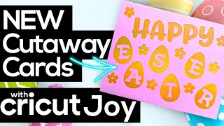 👉 HOW TO USE CRICUT JOY CUT AWAY CARDS! | CUTAWAY CARDS