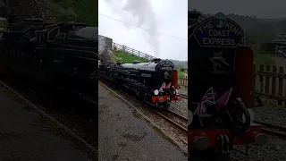 Triple Header Ravenglass And Eskdale Railway Steam Locos Arrive At Irton Road