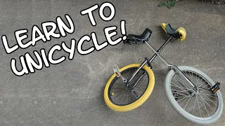 Learn to unicycle and get ready to hear "do a wheelie" a lot more often