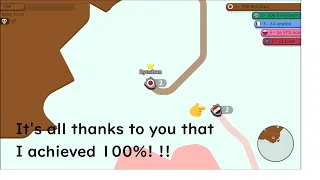 Paper.io 2 (World Conflict) to score 1909 (156th 100%!!!)